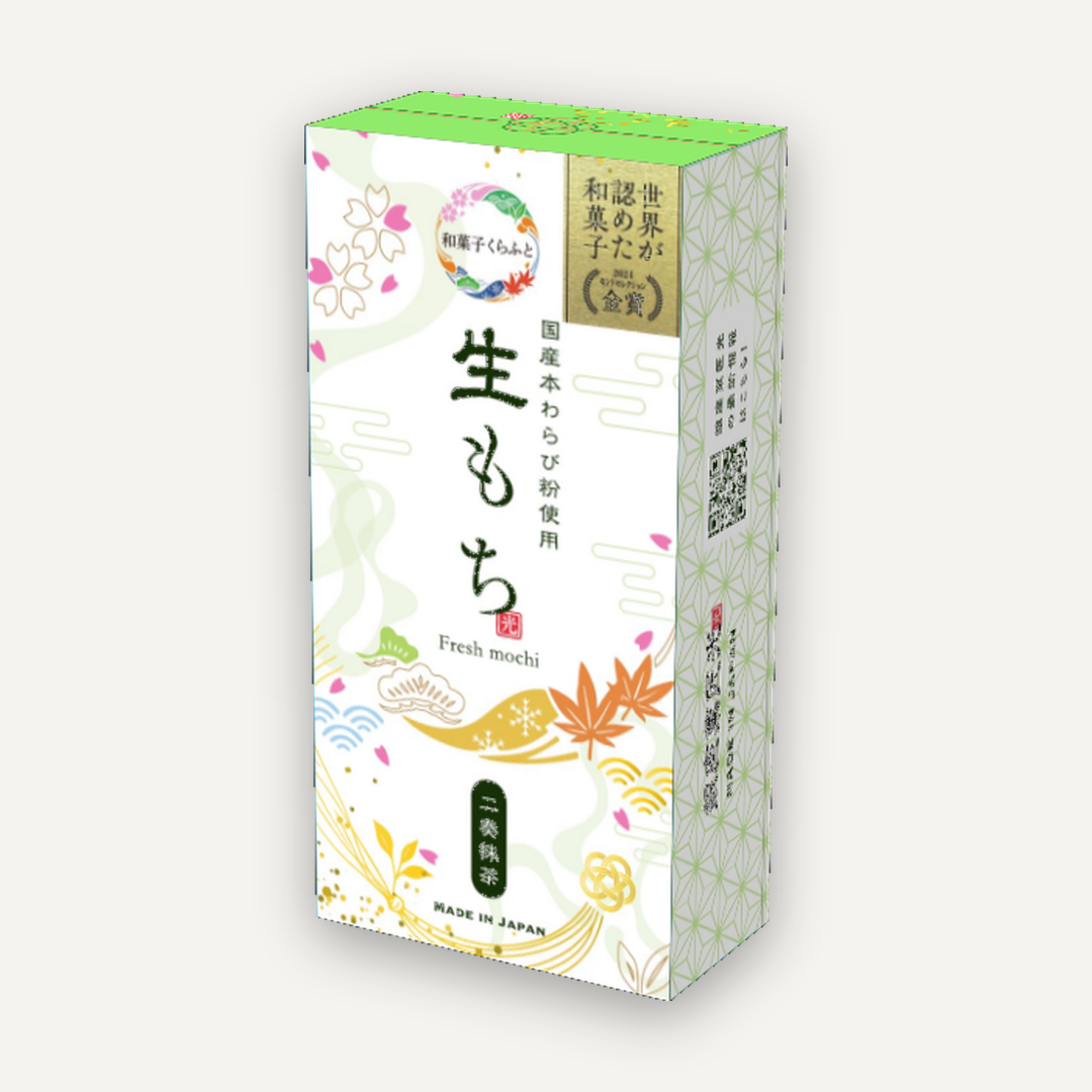 生もち 二奏抹茶 60g（抹茶きな粉付き）